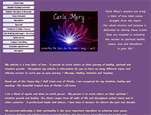 Tablet Screenshot of carlamary.net